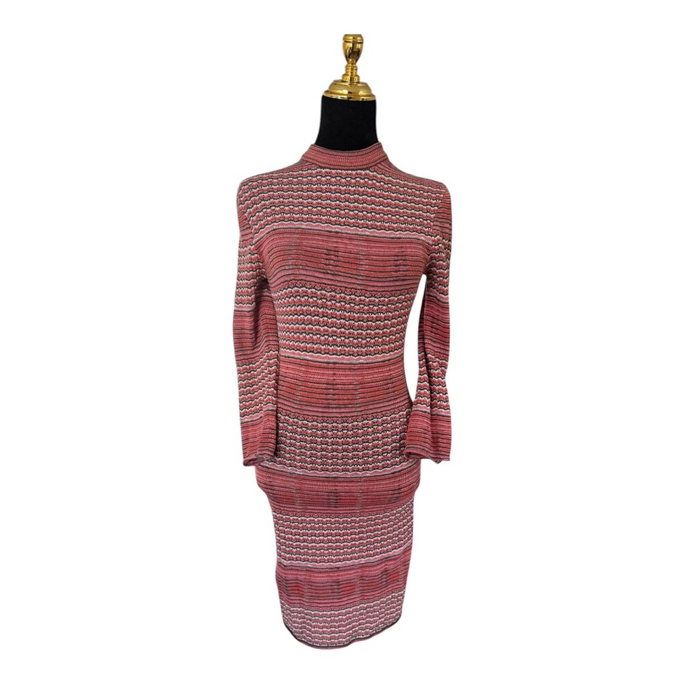 Free People Knit Bodycon Long Sleeve Dress S EUC
